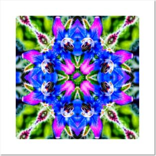 Delicious borage vegetable pattern. Posters and Art